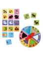 Gra edukacyjna Lotto ruletka, zwierzaki DJ08129  Gra edukacyjna Lotto ruletka, zwierzaki DJ08129