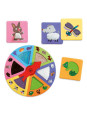 Gra edukacyjna Lotto ruletka, zwierzaki DJ08129  Gra edukacyjna Lotto ruletka, zwierzaki DJ08129