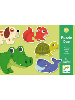Puzzle duo ZWIERZĄTKA DJ08147