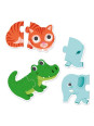 Puzzle duo ZWIERZĄTKA DJ08147 Puzzle duo ZWIERZĄTKA DJ08147
