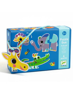 Puzzle duo ZWIERZĄTKA  DJ08262