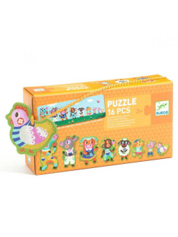 Puzzle MAŁE I DUŻE NA FARMIE  16 el. DJ08266