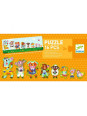 Puzzle MAŁE I DUŻE NA FARMIE  16 el. DJ08266 Puzzle MAŁE I DUŻE NA FARMIE  16 el. DJ08266