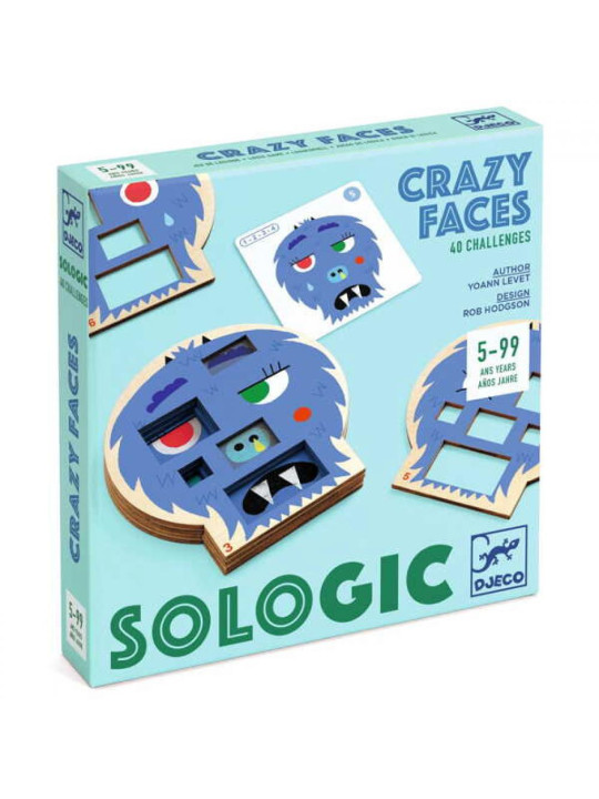 Gra logiczna CRAZY FACES DJ08591 Gra logiczna CRAZY FACES DJ08591