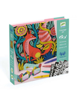 Kolorowanki 3D ZACZAROWANY LAS DJ08652