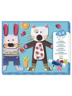 Zestaw artystyczny KOLAŻE DLA NAJMŁODSZYCH DJ08664