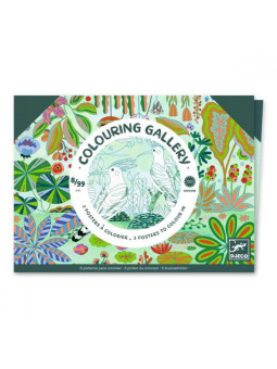 Obrazy do kolorowania w teczce - DŻUNGLA DJ08690