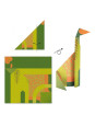 Origami DINOZAURY zestaw 24 szt DJ08758 Origami DINOZAURY zestaw 24 szt DJ08758