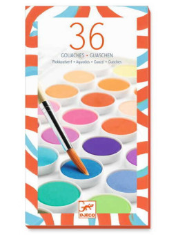 Farby akwarele 36 kolorów DJ08873