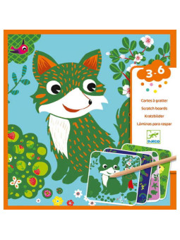 Wydrapywanka dla maluchów ZWIERZĄTKA DJ09093