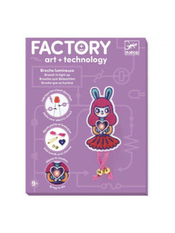 Zestaw artystyczny przypinka BUNNY DJ09320