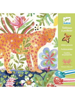 Zestaw artystyczny z brokatem TROPIKI DJ09509