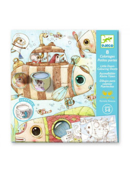 Kolorowanki z okienkami MALO DJ09684