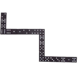 Domino w drewnianym pudełku dla dzieci pomoce montessori goki - drewniana gra planszowa, gra dla 4 latka, Zabawki drewniane