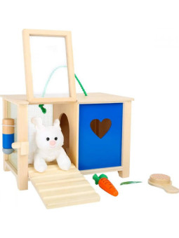 Domek dla pluszowego króliczka