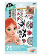 Tatuaże kolorowe dla dziewczynki 75 sztuk TA003 Tatuaże kolorowe dla dziewczynki 75 sztuk TA003