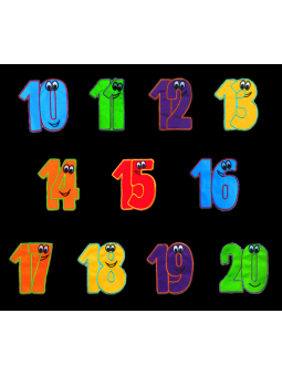 Zestaw edukacyjny Liczby 11 szt. AKSON