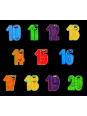 Zestaw edukacyjny Liczby 11 szt. AKSON Zestaw edukacyjny Liczby 11 szt. AKSON