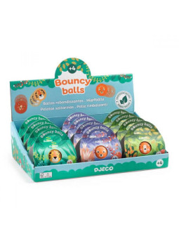 Display 12 skaczących piłeczek z kauczuku DJ00145