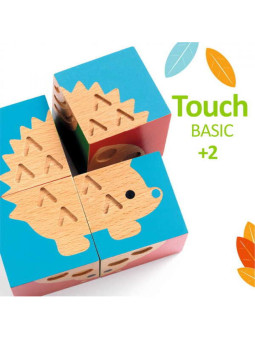 Układanka drewniana z kostek Touch Basic DJ06217