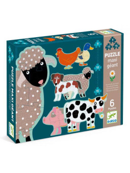 Puzzle kart. gigant "HONORE I PRZYJACIELE" DJ07112