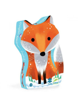 Puzzle tekturowe RUDY LISEK 24 elementy DJ07285