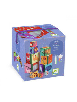 Ukladanka z klocków ZWIERZĘTA DJ08505