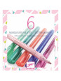Markery brokatowe SWEET - 6 szt. DJ08877 Markery brokatowe SWEET - 6 szt. DJ08877