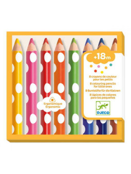 Zestaw 8 kredek dla maluchów DJ09004