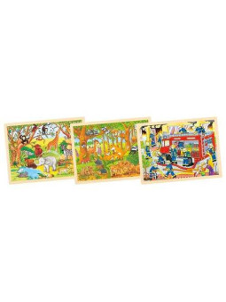 Puzzle Powerdisplay, 48 pieces - set of 9