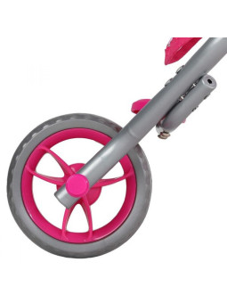 WOOPIE ROYAL Trójkołowa Spacerówka Wózek dla Lalek Serce Róż