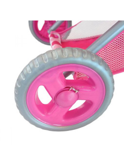 WOOPIE ROYAL Wózek dla Lalek Głęboki Spacerówka 3w1 Nosidełko