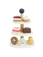 Drewniana patera z ciasteczkami, zabawa w gotowanie, cukiernia, Le Toy Van