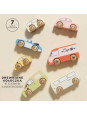 Drewniane samochody vintage zestaw, zabawka dla dzieci, auta Le Toy Van Drewniane samochody vintage zestaw, zabawka dla dzieci, auta Le Toy Van