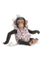 Małpka Lola w rampersie w kwiatki Asi 0607890 - 32 cm Małpka Lola w rampersie w kwiatki Asi 0607890 - 32 cm