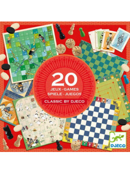 Gra CLASSIC BOX: zestaw 20 gier DJ05219