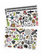 Tatuaże kolorowe dla chłopca 75 sztuk TA006 Tatuaże kolorowe dla chłopca 75 sztuk TA006