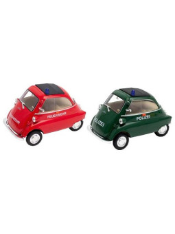 BMW Isetta Police car and Fire brigade, die-cast, 1:26 - set of 12
