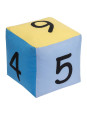 Kostka edukacyjna Pastelowa 15 cm - Cyfry Kostka edukacyjna Pastelowa 15 cm - Cyfry
