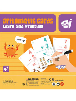 WOOPIE Karty Edukacyjne Fiszki Do Nauki Liczenia