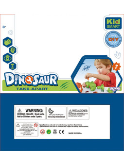 WOOPIE Dinozaur Do Skręcania Zestaw Konstrukcyjny + Śruborkęt