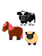 Naklejki dla maluchów ZWIERZĄTKA Z FARMY DJ00056 Naklejki dla maluchów ZWIERZĄTKA Z FARMY DJ00056