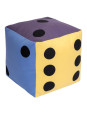 Kostka edukacyjna Pastelowa 20 cm Kropki Kostka edukacyjna Pastelowa 20 cm Kropki