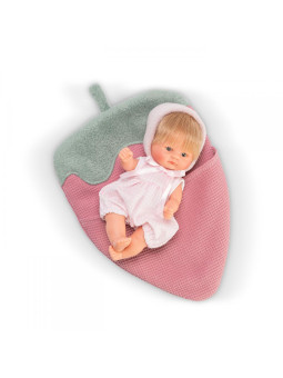 Lalka Bomboncin Asi 0117910 - Dziewczynka, 20 cm, Brzuszek: Winylowy, Kolor oczu: Niebieski, Kolor włosów: Blond