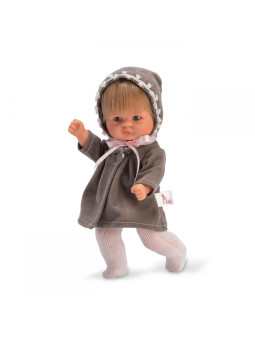 Lalka Bomboncin Asi 0118000 - Dziewczynka, 20 cm, Brzuszek: Winylowy, Kolor oczu: Niebieski, Kolor włosów: Blond