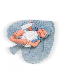 Lalka Pablo Asi 0367961 - Chłopiec, 43 cm, Brzuszek: Winylowy, Kolor oczu: Niebieski