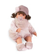 Lalka Beni płacząca z mufką Antonio Juan 16383 - Dziewczynka, 42 cm, Brzuszek: Miękki, Kolor oczu: Brązowy, Kolor włosów: Lalka Beni płacząca z mufką Antonio Juan 16383 - Dziewczynka, 42 cm, Brzuszek: Miękki, Kolor oczu: Brązowy, Kolor włosów: