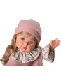 Lalka Bella w ponczo Antonio Juan 28331 - Dziewczynka, 45 cm, Brzuszek: Winylowy, Kolor oczu: Niebieski, Kolor włosów: Blond