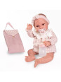 Lalka Erika z kocykiem i butelką Antonio Juan 33002 - Dziewczynka, 42 cm, Brzuszek: Miękki, Kolor oczu: Brązowy Lalka Erika z kocykiem i butelką Antonio Juan 33002 - Dziewczynka, 42 cm, Brzuszek: Miękki, Kolor oczu: Brązowy