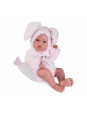 Lalka Erika króliczek z marchewką Antonio Juan 50419 - Dziewczynka, 42 cm, Brzuszek: Winylowy, Kolor oczu: Brązowy Lalka Erika króliczek z marchewką Antonio Juan 50419 - Dziewczynka, 42 cm, Brzuszek: Winylowy, Kolor oczu: Brązowy
